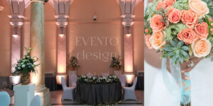 muzej Mimara vjenčanja Prekrasno aranžirani stol i stolice za vjenčanje.